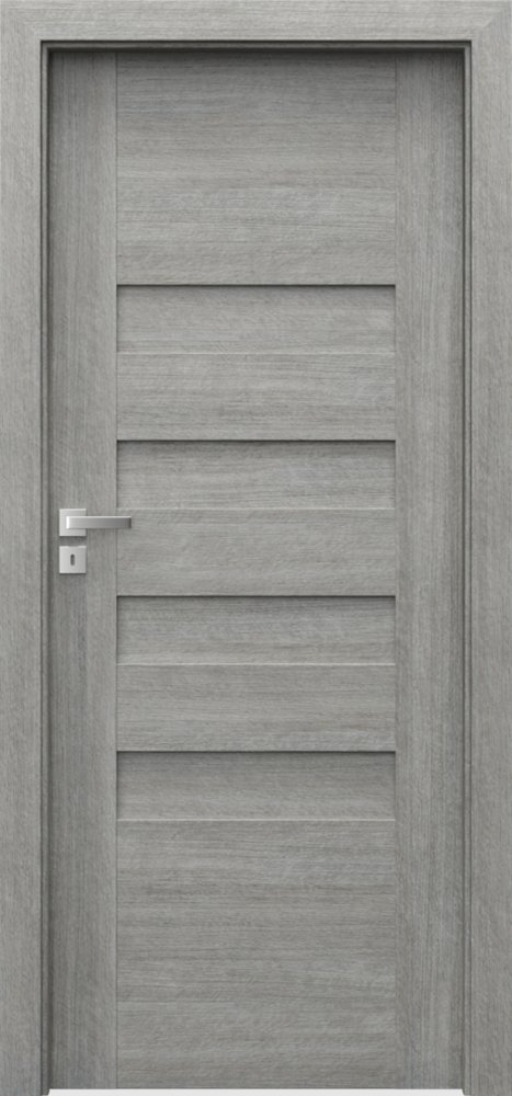 Posuvné interiérové dveře PORTA KONCEPT H.0 - Portalamino - dub stříbřitý