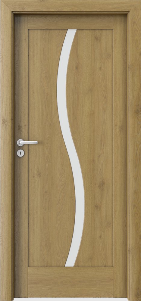 Interiérové dveře VERTE E - E1 - dýha Portaperfect 3D - dub přírodní