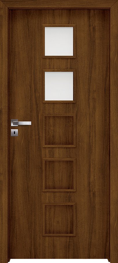 Interiérové dveře INVADO TORINO 3 - dýha Enduro 3D - ořech klasický B597