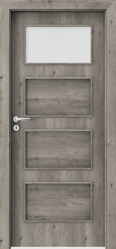 Posuvné interiérové dveře PORTA FIT H.1 - dýha Portaperfect 3D - dub Sibiřský
