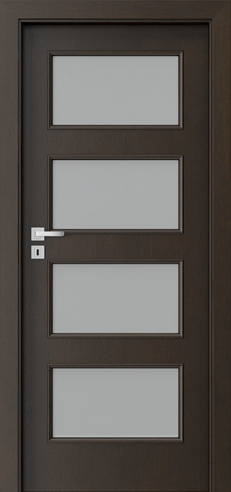 Interiérové dveře PORTA NATURA CLASSIC 5.5 - přírodní dýha Satin - nero