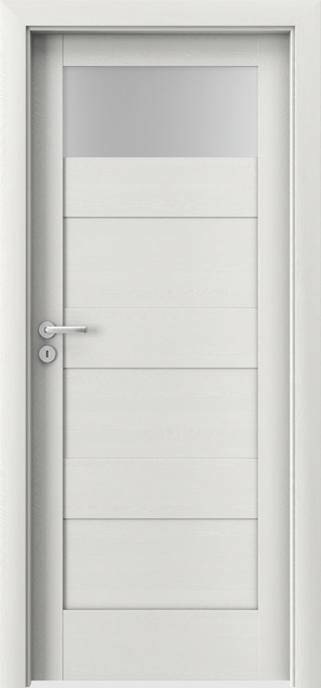 Interiérové dveře VERTE L - L1 - dýha Portasynchro 3D - wenge bílá