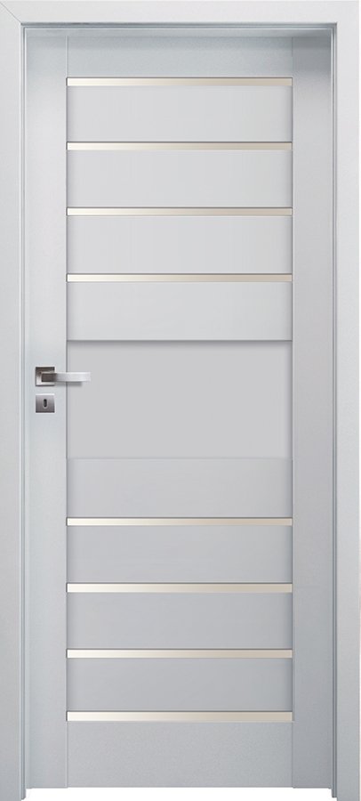 Interiérové dveře INVADO LAGO 3 - Eco-Fornir laminát CPL - bílá B490