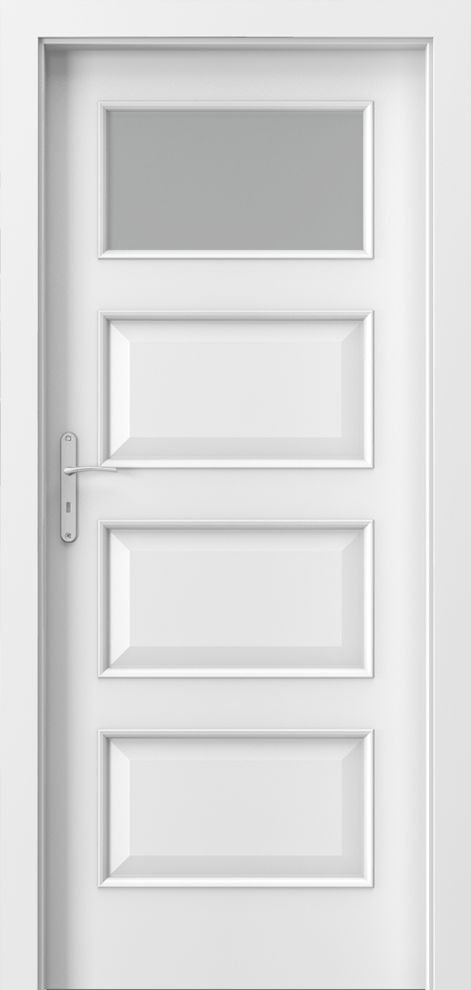 Interiérové dveře PORTA NOVA 5.2 - dýha Portadecor - bílá
