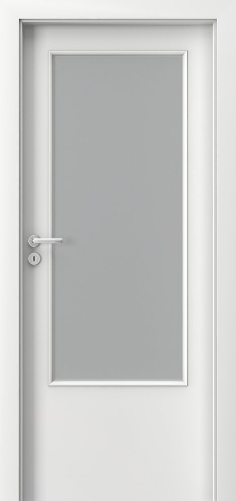 Posuvné interiérové dveře PORTA Laminát CPL 1.3 - dýha CPL HQ 0,2 - bílá
