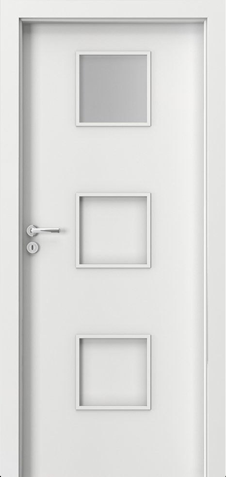 Posuvné interiérové dveře PORTA FIT C.1 - dýha CPL HQ 0,2 - bílá
