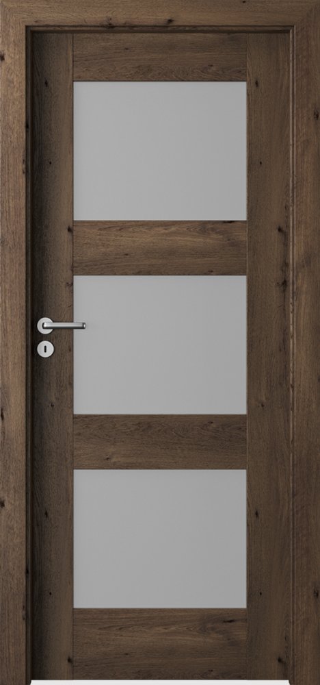 Posuvné interiérové dveře VERTE PREMIUM B - B3 - dýha Portaperfect 3D - dub jižní