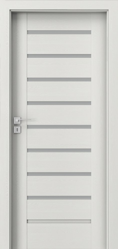 Interiérové dveře PORTA KONCEPT A.8 - dýha Portasynchro 3D - wenge bílá