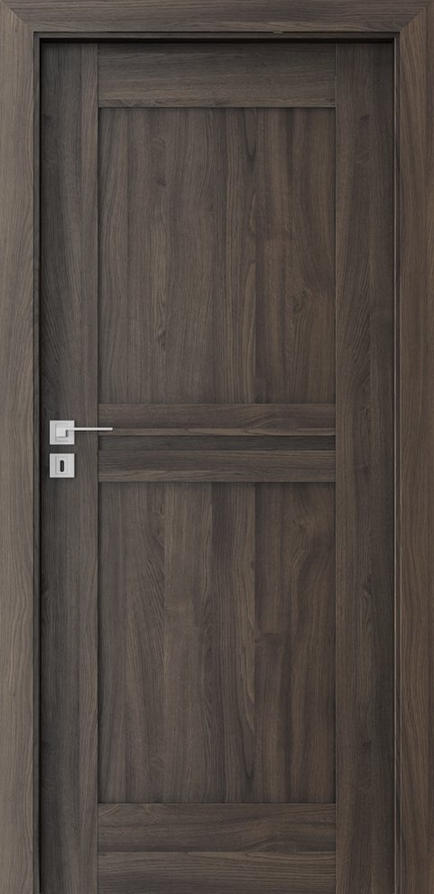 Interiérové dveře PORTA KONCEPT B.0 - dýha Portasynchro 3D - dub tmavý
