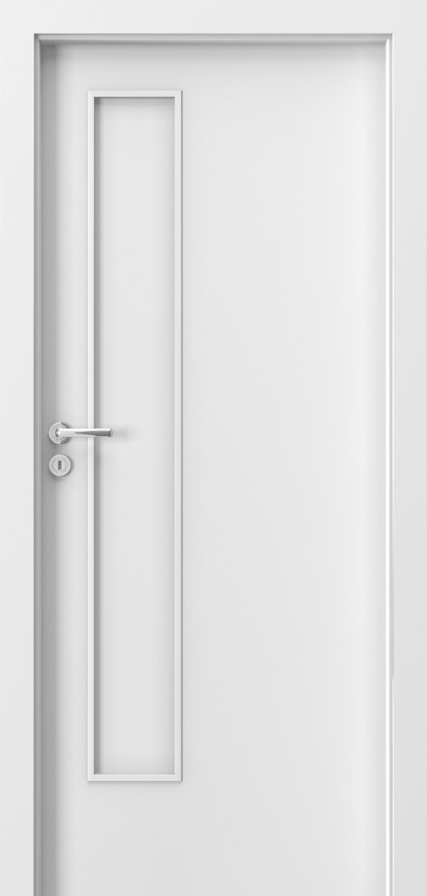 Posuvné interiérové dveře PORTA FIT I.0 - dýha Portadecor - bílá