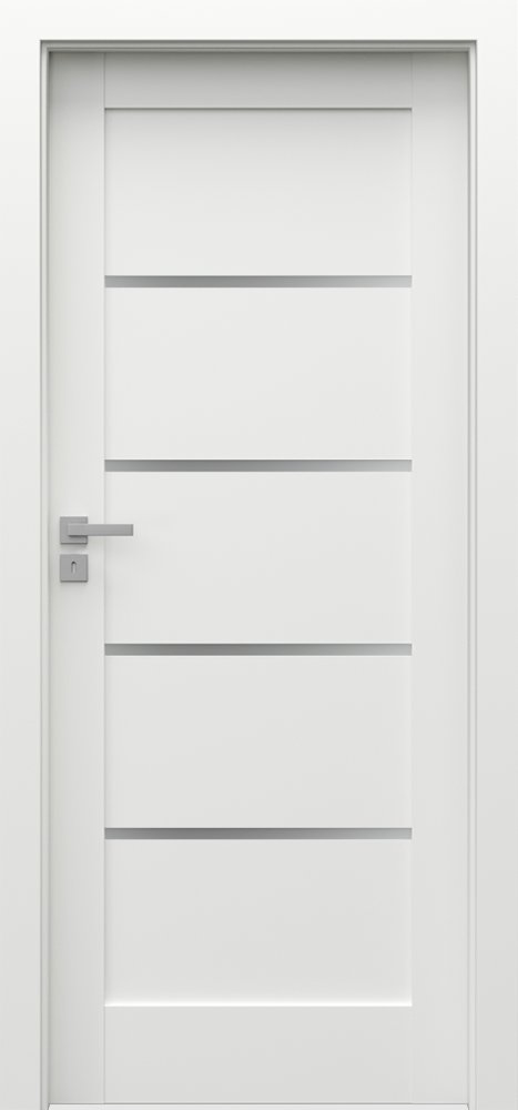 Posuvné interiérové dveře PORTA GRANDE G.4 - akrylátová barva UV - bílá