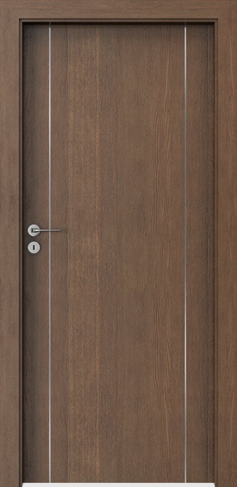 Interiérové dveře PORTA NATURA LINE A.1 - přírodní dýha Satin - dub hnědý