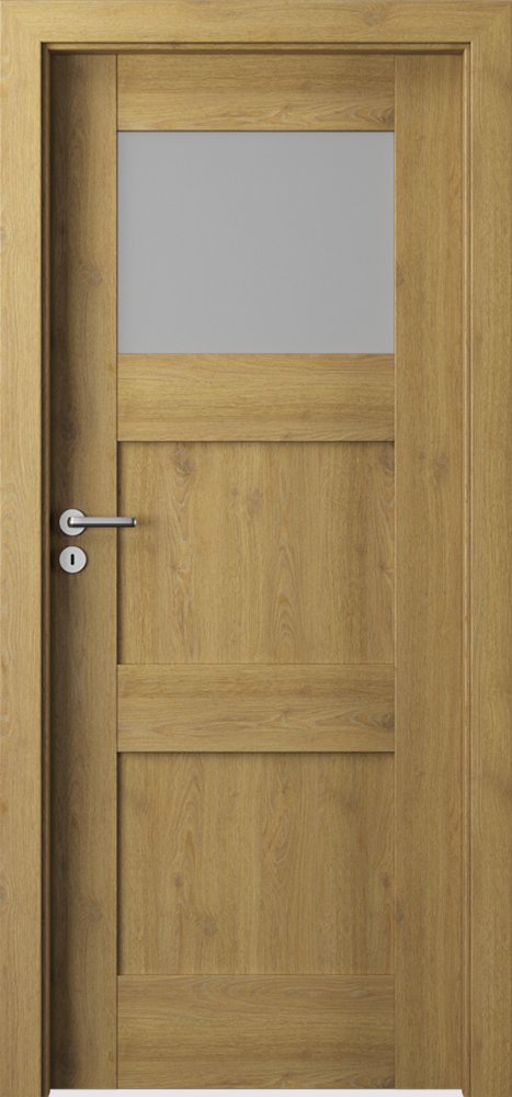 Posuvné interiérové dveře VERTE PREMIUM B - B1 - dýha Portaperfect 3D - dub přírodní