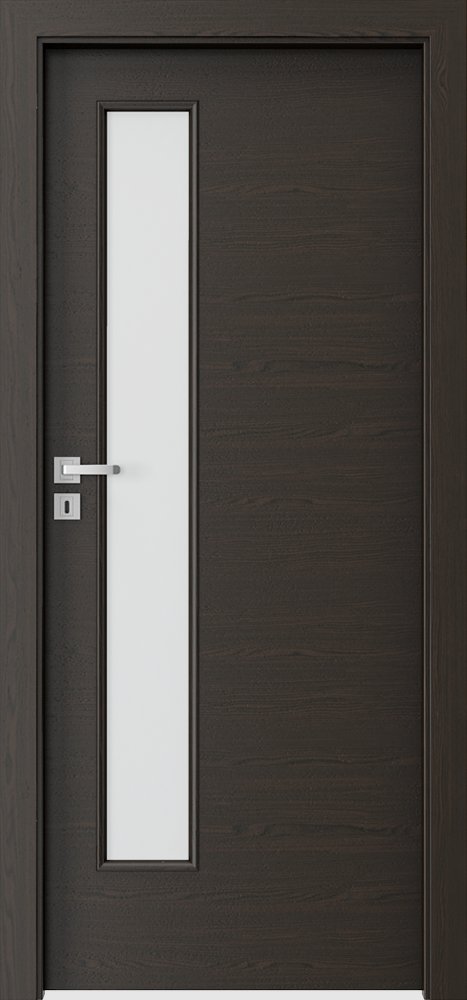 Interiérové dveře PORTA NATURA CLASSIC 7.4 - přírodní dýha Select - ořech tmavý