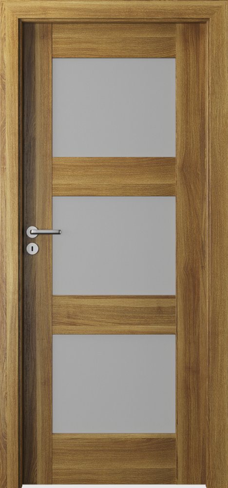 Interiérové dveře VERTE PREMIUM B - B3 - dýha Portasynchro 3D - akát medový