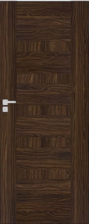 Interiérové dveře DRE FOSCA - model 6 - dekorativní dýha 3D - eben (do vyprodání zásob)