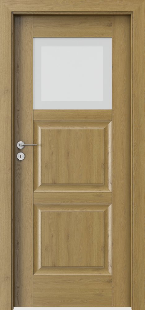 Interiérové dveře PORTA INSPIRE B.1 - dýha Portaperfect 3D - dub přírodní