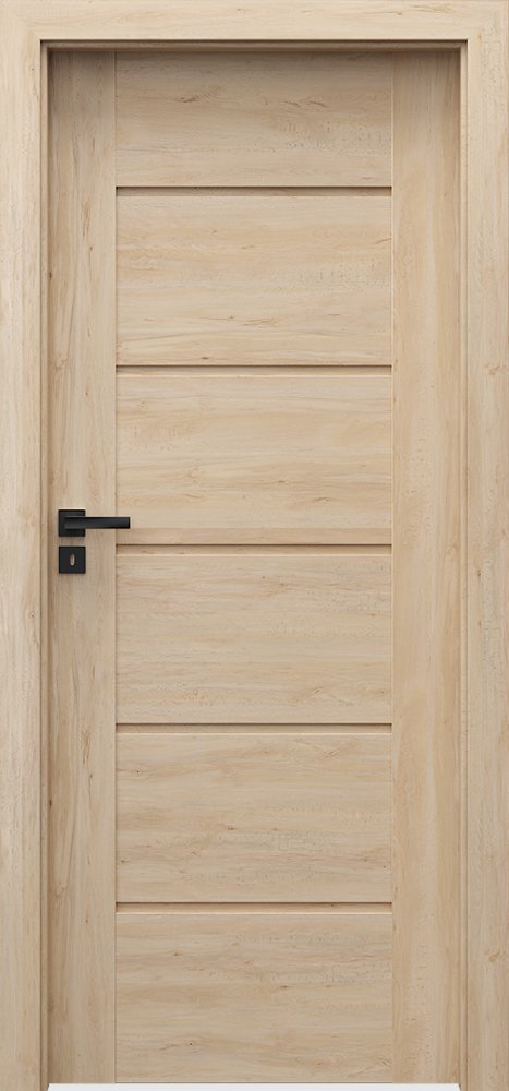 Interiérové dveře VERTE PREMIUM E - E0 - dýha Portaperfect 3D - buk Skandinávský