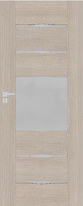Interiérové dveře DRE VERANO - model 3 - dýha DRE-Cell - dub bělený kartáčovaný