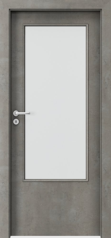 Posuvné interiérové dveře PORTA Laminát CPL 1.3 - dýha CPL HQ 0,2 - beton světlý