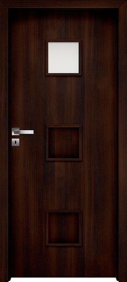 Posuvné interiérové dveře INVADO SALERNO 2 - dýha Enduro - eben B406