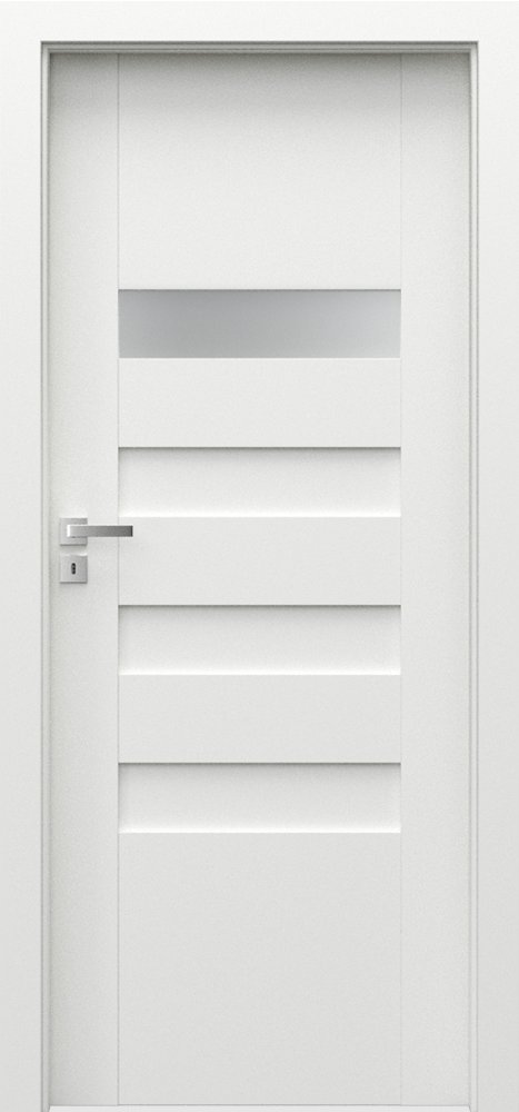 Interiérové dveře PORTA KONCEPT H.1 - folie Premium - bílá