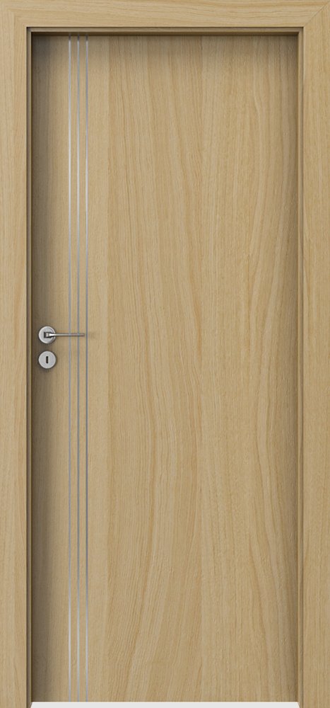Interiérové dveře PORTA NATURA LINE B.1 - přírodní dýha Standard - dub 1