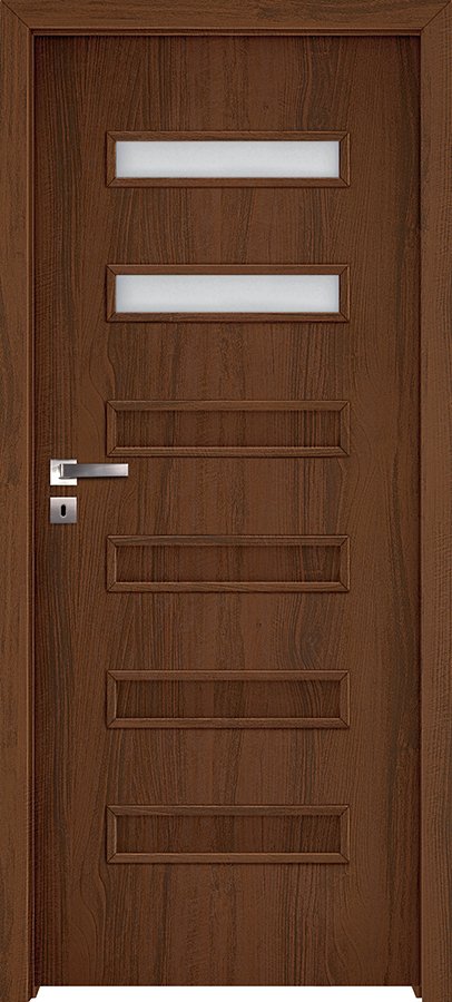 Interiérové dveře INVADO VIRGO 2 - dýha Enduro - ořech B339