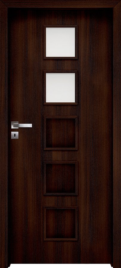 Interiérové dveře INVADO TORINO 3 - dýha Enduro - eben B406