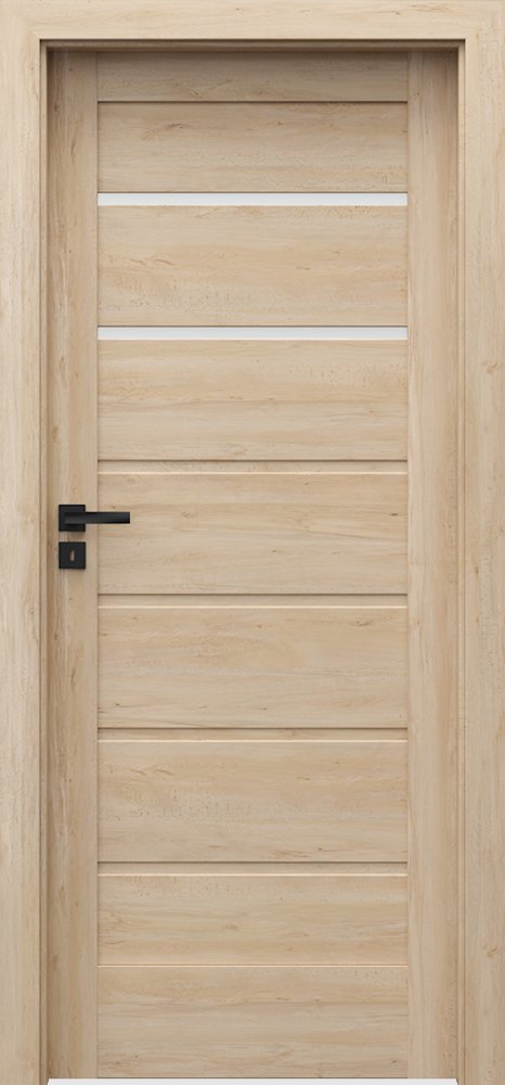 Posuvné interiérové dveře VERTE HOME J - J2 - dýha Portaperfect 3D - buk Skandinávský