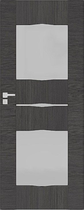 Interiérové dveře DRE VERANO - model 4 - dýha DRE-Cell - dub šedý kartáčovaný
