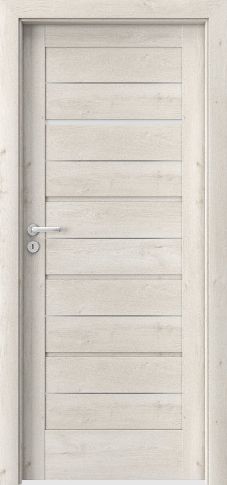 Interiérové dveře VERTE G - G1 intarzie - dýha Portaperfect 3D - dub Skandinávský