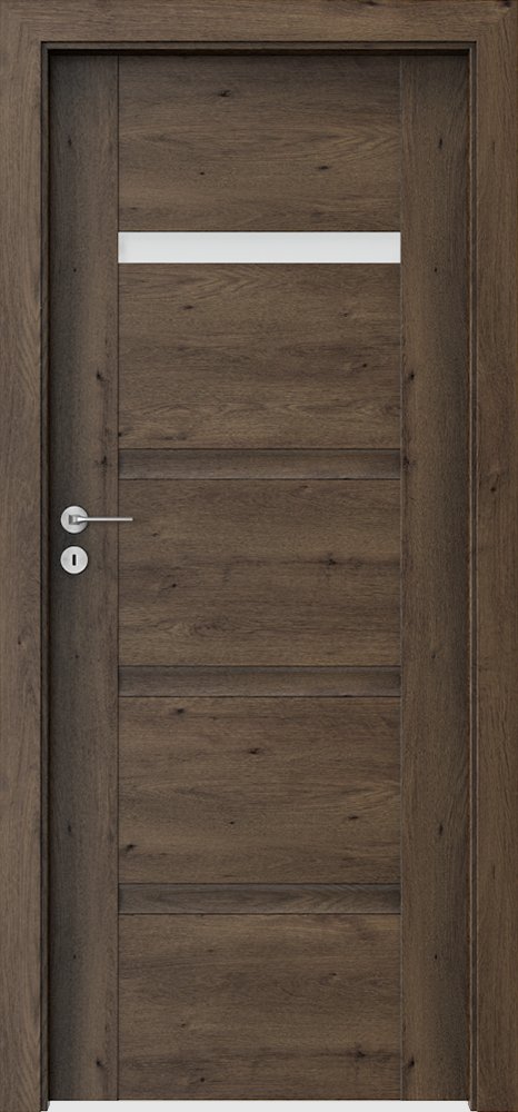 Interiérové dveře PORTA INSPIRE C.1 - dýha Portaperfect 3D - dub jižní