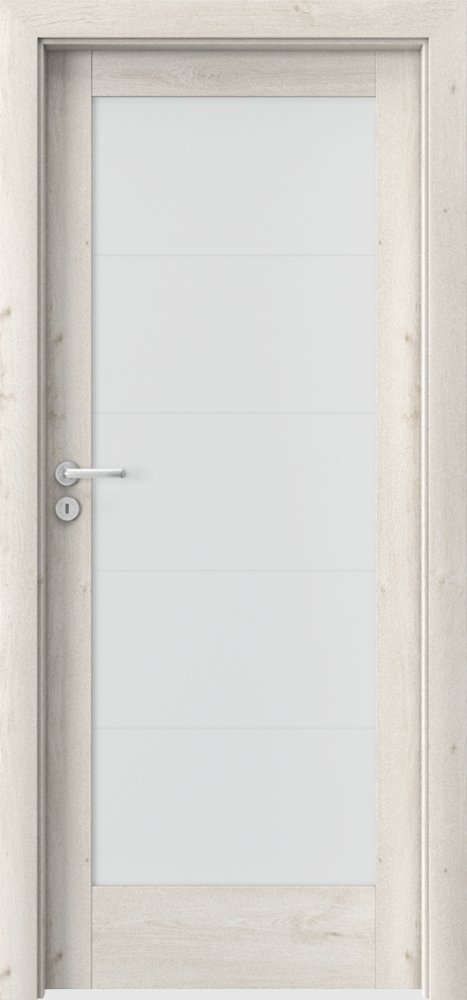 Posuvné interiérové dveře VERTE B - B5 - dýha Portaperfect 3D - dub Skandinávský