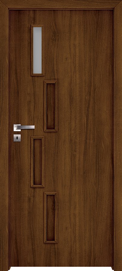 Posuvné interiérové dveře INVADO SAGITTARIUS 2 - dýha Enduro 3D - ořech klasický B597