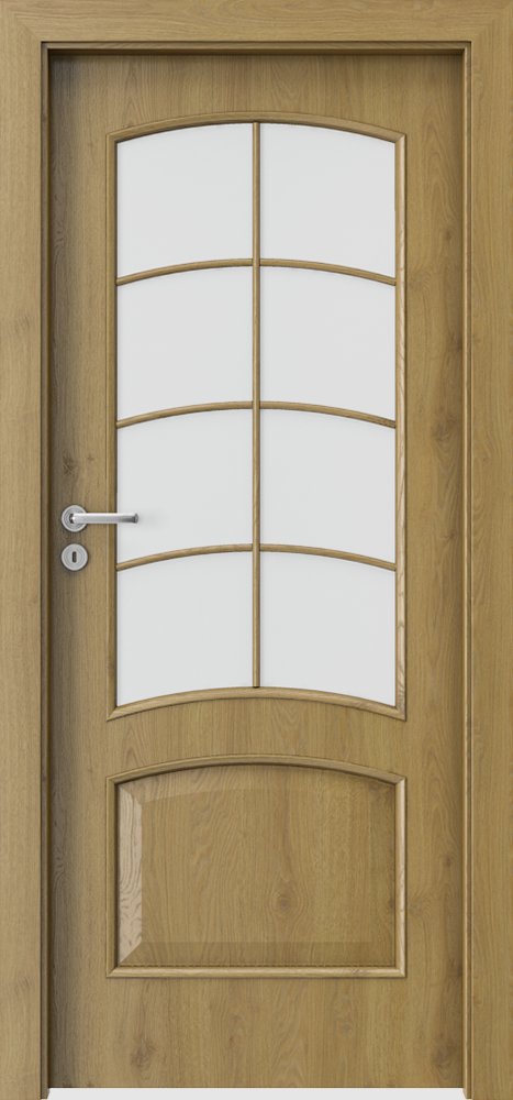 Interiérové dveře PORTA NOVA 6.4 - dýha Portaperfect 3D - dub přírodní