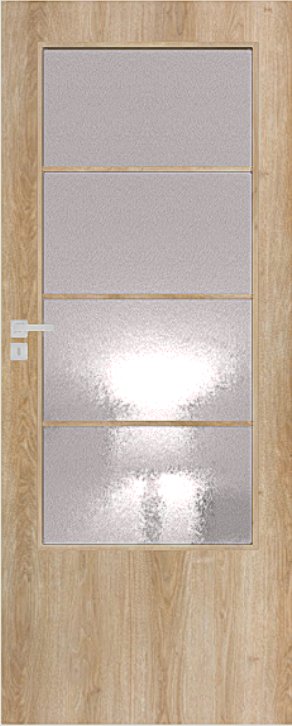 Interiérové dveře DRE ARTE B 20 - dekorativní dýha 3D - jilm
