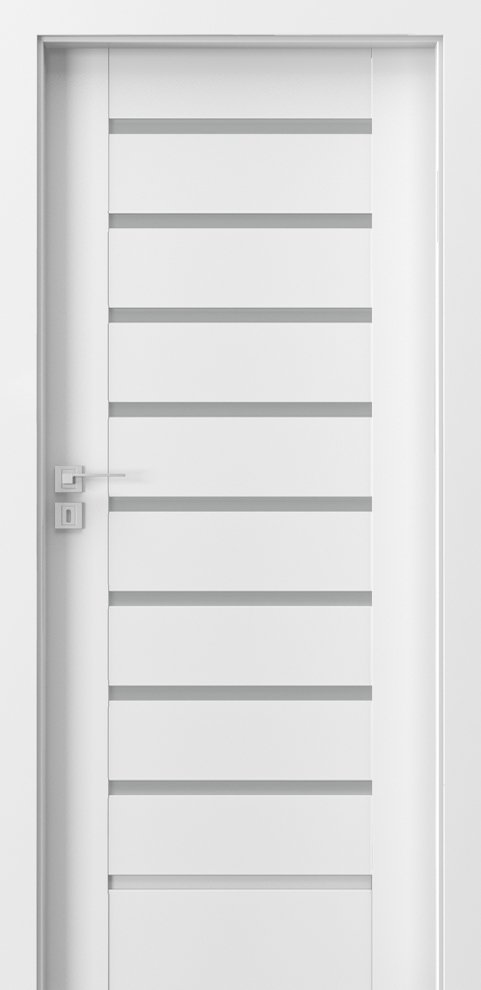 Interiérové dveře PORTA KONCEPT A.8 - dýha Portadecor - bílá