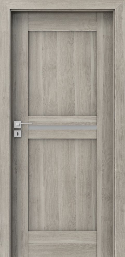 Interiérové dveře PORTA KONCEPT B.1 - dýha Portasynchro 3D - akát stříbrný