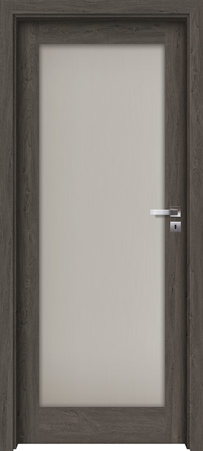 Posuvné interiérové dveře INVADO DOMINO 2 - dýha Enduro 3D - dub popelavý B598