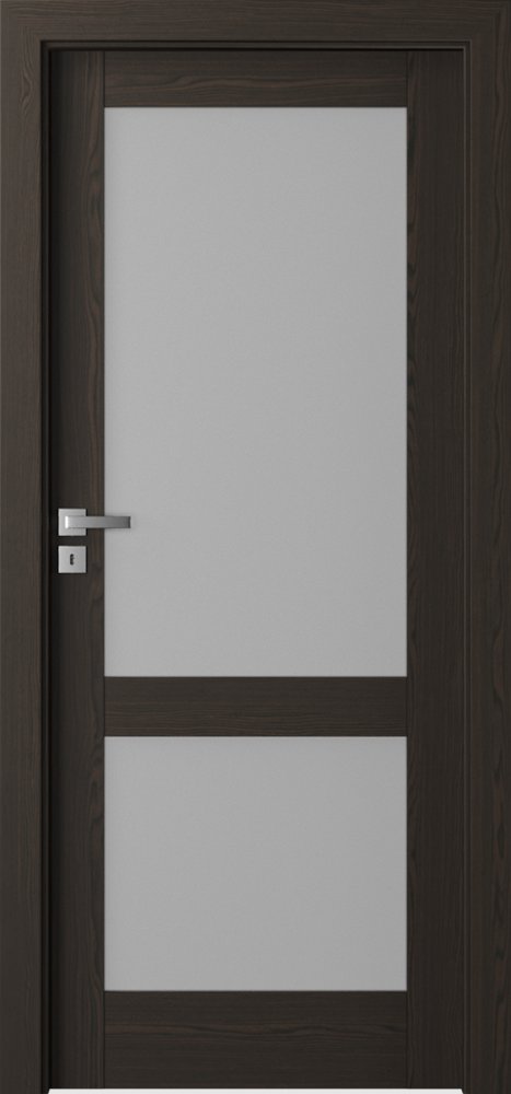 Interiérové dveře PORTA NATURA GRANDE C.1 - přírodní dýha Select - ořech tmavý
