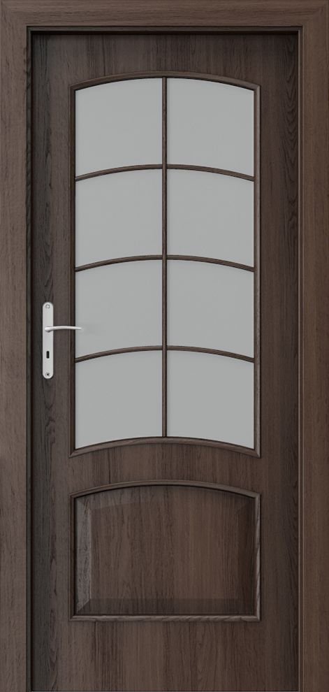 Posuvné interiérové dveře PORTA NOVA 6.4 - dýha Portaperfect 3D - dub Havana