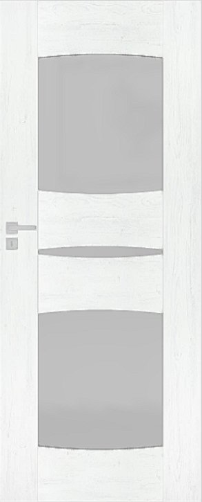 Interiérové dveře DRE ENA - model 4 - dýha DRE-Cell - borovice bílá