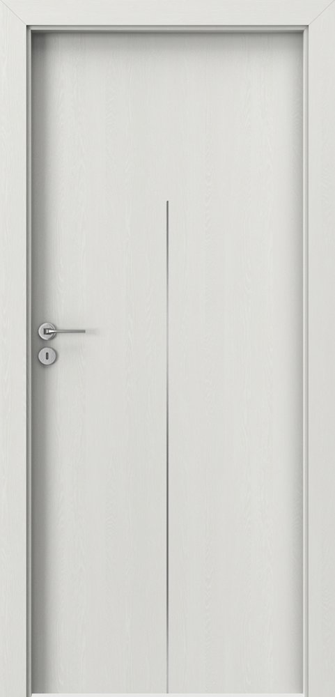 Posuvné interiérové dveře PORTA LINE H.1 - dýha Portasynchro 3D - wenge bílá