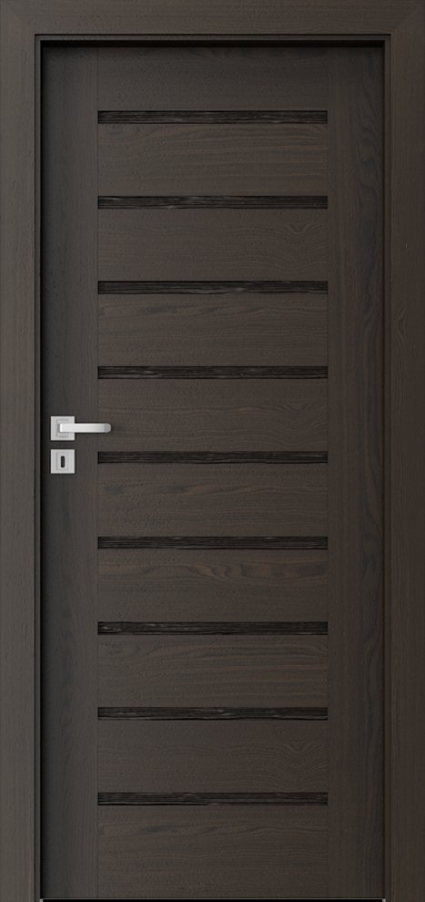 Interiérové dveře PORTA NATURA KONCEPT A.0 - přírodní dýha Select - ořech tmavý