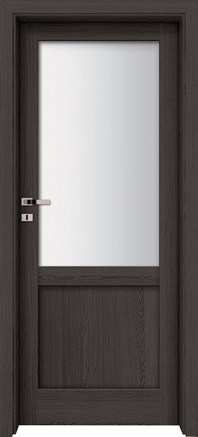 Interiérové dveře INVADO LARINA NEVE 2 - dýha Enduro 3D - antracit B637