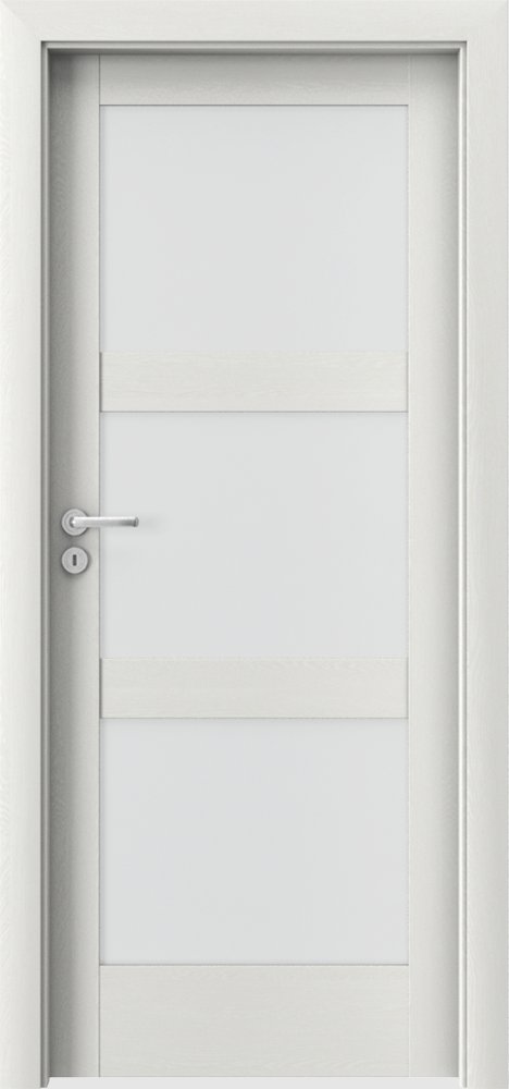 Interiérové dveře VERTE N - N3 - dýha Portasynchro 3D - wenge bílá