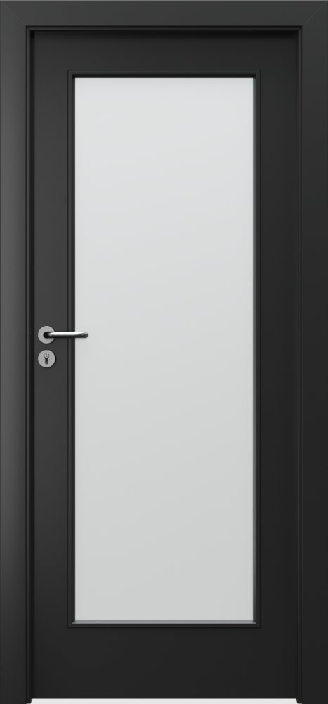 Posuvné interiérové dveře PORTA Laminát CPL 1.4 - dýha CPL HQ 0,2 - černá