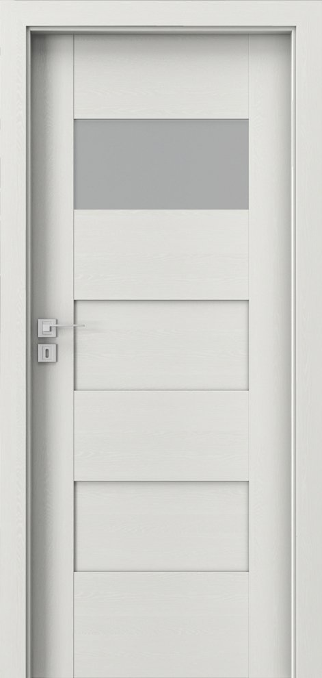 Interiérové dveře PORTA KONCEPT K.1 - dýha Portasynchro 3D - wenge bílá