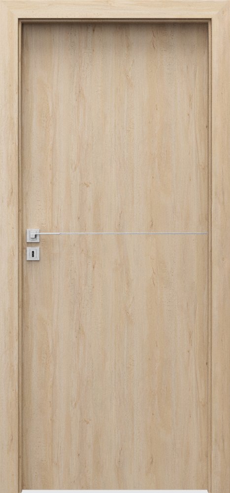 Posuvné interiérové dveře PORTA LINE F.1 - dýha Portaperfect 3D - buk Skandinávský
